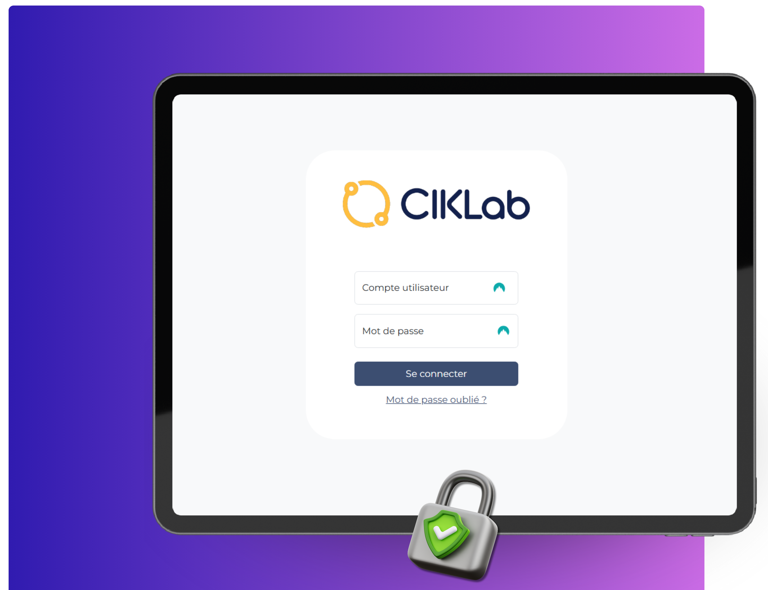 CIKLab - Sécurité des données de contrôle qualité