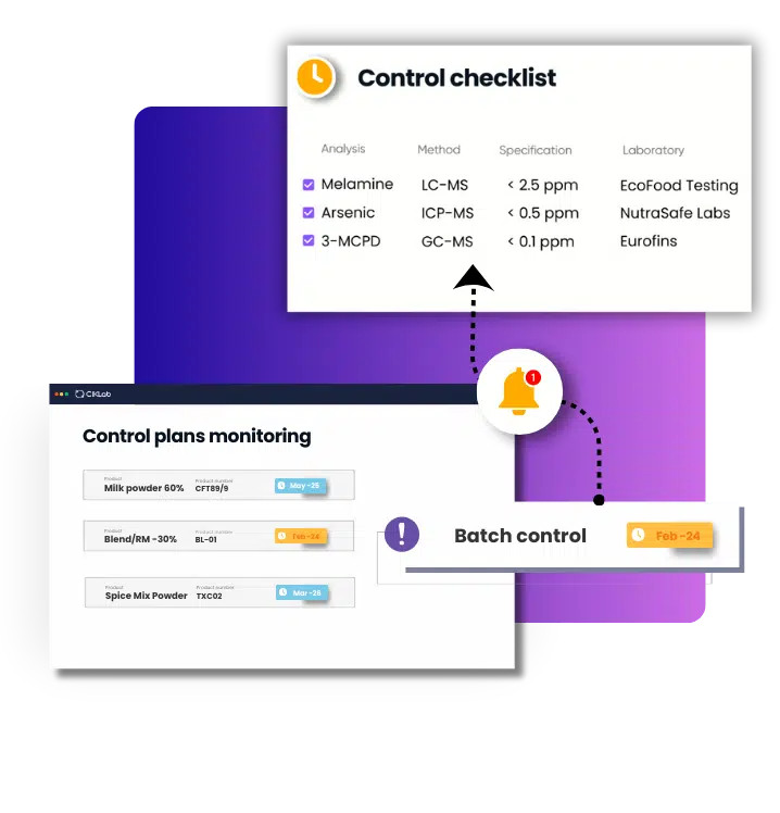 Logiciel de contrôle qualité