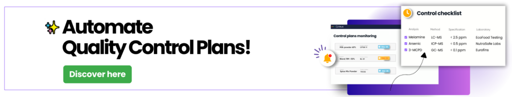 Automate quality control plans