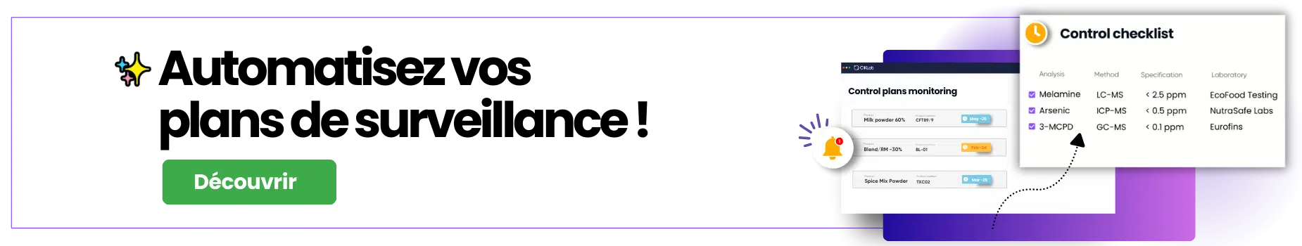 Automatisez vos plans de surveillance
